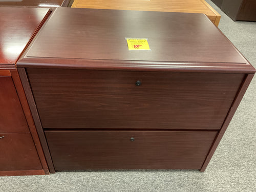 R40 Mahogany 2 Drawer Used Lateral File $99.95 - 1 Only