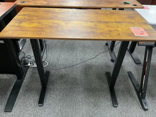 Load image into Gallery viewer, R9010 24”x 48“ Nutmeg Power adjustable Used Desk $199.98 - 1 Only