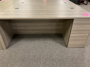 R8812 36”x 72” Gray Lam. Used Desk w/1 File $449.98