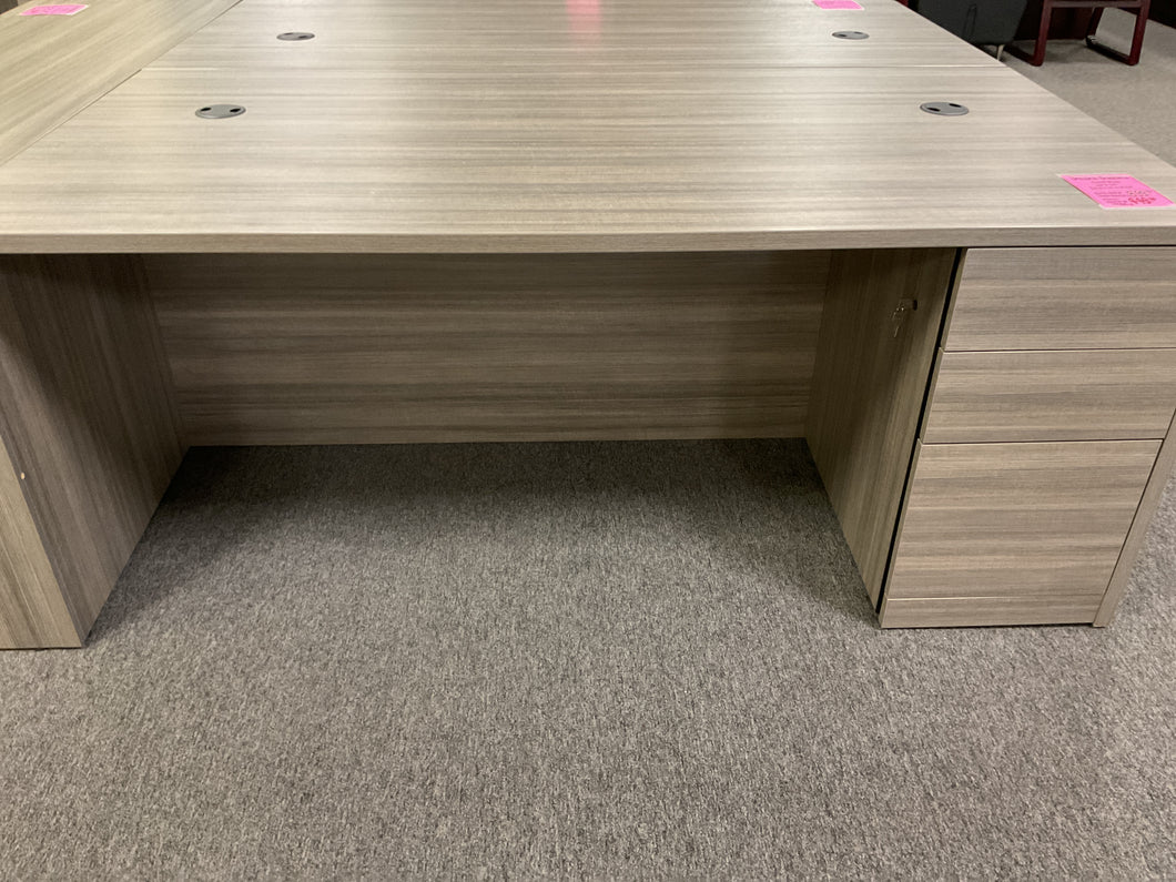 R8812 36”x 72” Gray Lam. Used Desk w/1 File $449.98
