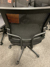 Load image into Gallery viewer, R2002 “Sit On It” Black Mesh Back Armless Used Office Chair $39.98