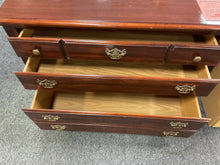 Load image into Gallery viewer, R5908 18”x 40” Cherry 3 Drawer Used Storage Chest $125.00 - 1 Only