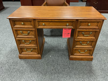 Load image into Gallery viewer, R901 22”x 50” Oak Used Desk w/2 Files $249.98