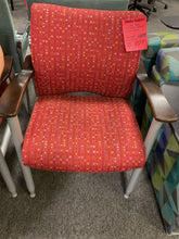 Load image into Gallery viewer, R5997 Red/Gray Base Guest Used Chair $99.98