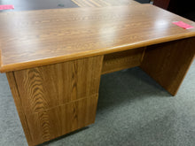 Load image into Gallery viewer, R310 30”x 60” Oak Used Desk w/1 File $149.98 - 1 Only