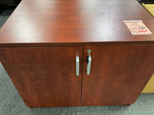 Load image into Gallery viewer, R9907 22”x 36” Cherry Lam 2 Door Used Storage Cabinet $249.98 - 1 Only