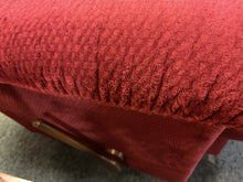 Load image into Gallery viewer, Side recline lever and arm detail on red recliner