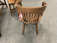 Load image into Gallery viewer, R778 Pecan Wooden Captains Used Chair $199.98