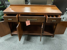 Load image into Gallery viewer, R9909 20”x 60” Cherry Used Storage Console $399.98 - 1 Only