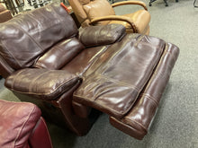 Load image into Gallery viewer, R1593 Brown Leather Used Recliner $249.98 - 1 Only