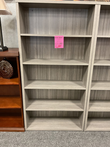 R8803 36”x 71” Gray Lam. Used Bookcase $299.98 - 1 ONLY!