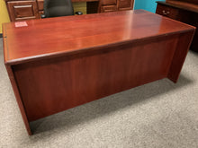 Load image into Gallery viewer, R8807 36”x 72” Mahogany Used Desk w1 File $149.98 - 1 Only