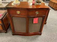 Load image into Gallery viewer, R1540 21”x 35” Cherry Antique Used Storage Cabinet $199.98 - 1 Only