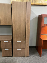 Load image into Gallery viewer, R1809 24”x 79” Brown Lam 2 Drawer Used File w/Storage $250.00 - 1 Only!