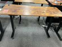 Load image into Gallery viewer, R9009 24”x 63” Nutmeg Power Adjustable Used Desk $249.98 - 1 Only