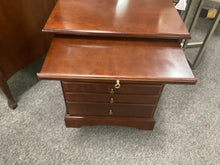 Load image into Gallery viewer, R2525 15”x 20” Mahogany Jewelry Side Used Table $119.98 - 1 Only