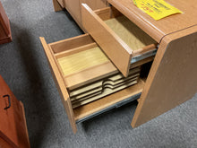 Load image into Gallery viewer, R1940 22”x 72” Oak Lam Used Storage Credenza $75.00 - 1 Only