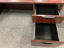 Load image into Gallery viewer, R2203 30”x 60” Mahogany Lam Used Desk w/1 File $249.98 - 1 Only