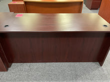 Load image into Gallery viewer, R602 30”x 66” Mahogany Lam Used Desk w/1 File $299.98