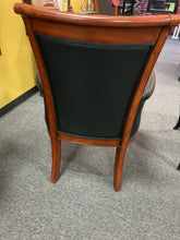 Load image into Gallery viewer, R302 Black Wood frame Used Chair 149.98 - 1 Only!