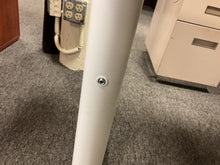 Load image into Gallery viewer, R84 24"x 55" White Manual Adjustable Work Used Table $99.98