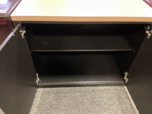 Load image into Gallery viewer, R12 36”x 20” Black/Tan Metal Used Storage Cabinet $75.00 - 1 Only
