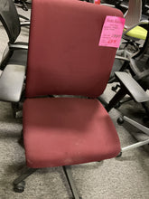 Load image into Gallery viewer, R809 Burgandy Used Office Chair $69.98 - 1 Only!