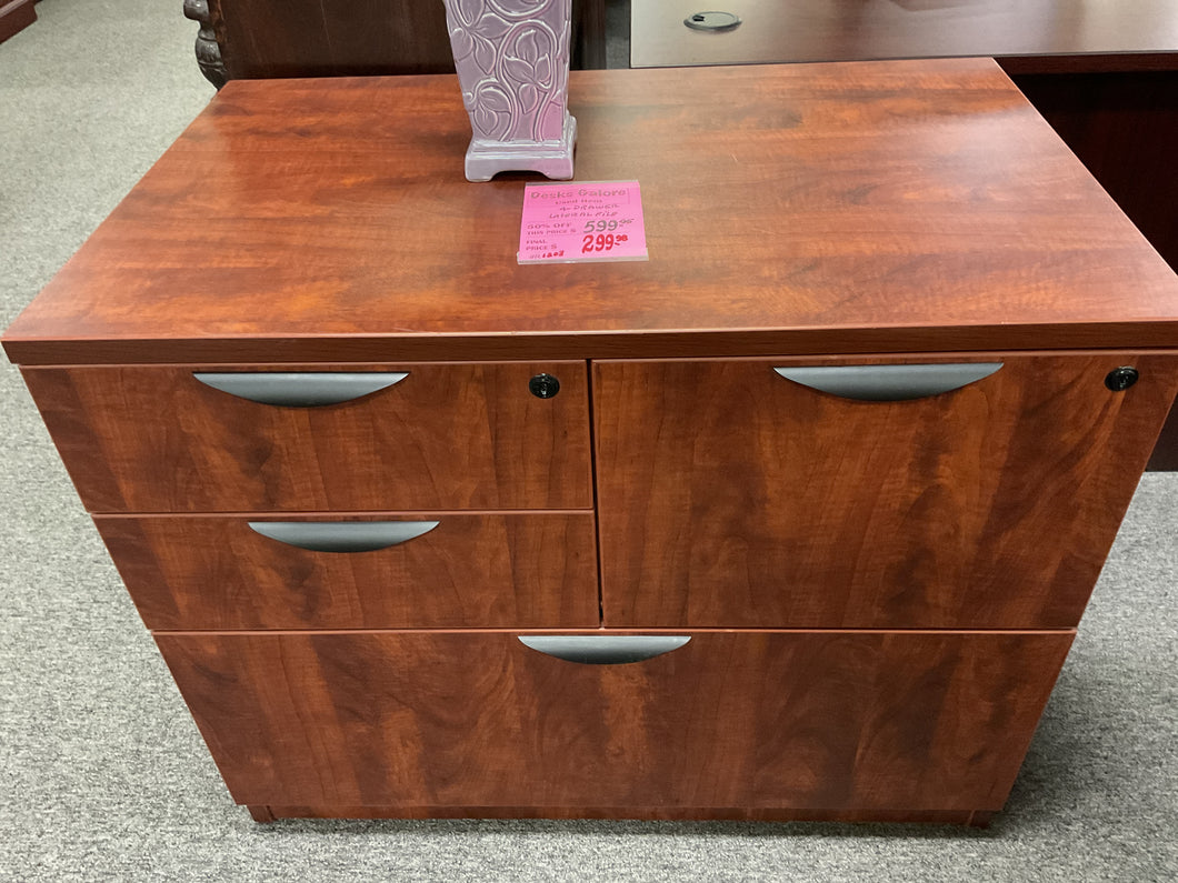 R1203 Mahogany 4 Drawer Combo Used File $299.98 - 1 Only