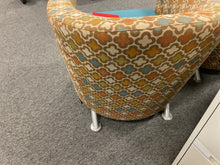 Load image into Gallery viewer, R7013 Turnstone Clover/Teal Lounge Used Chair $249.98