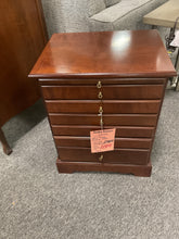 Load image into Gallery viewer, R2525 15”x 20” Mahogany Jewelry Side Used Table $119.98 - 1 Only
