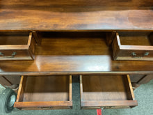 Load image into Gallery viewer, R95 18”x 48” Mahogany Wood Used Desk $299.98 - 1 Only