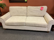 Load image into Gallery viewer, R8484 Cream Chenille Used Sofa $199.98 - 1 Only