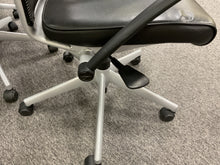 Load image into Gallery viewer, R2811 Haworth Black Mesh Back Silver Base Used Office Chair $99.98