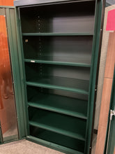 Load image into Gallery viewer, R4141 18”x 36”x 72” Dark Green Metal Used Storage Cabinet $349.98 - 1 Only