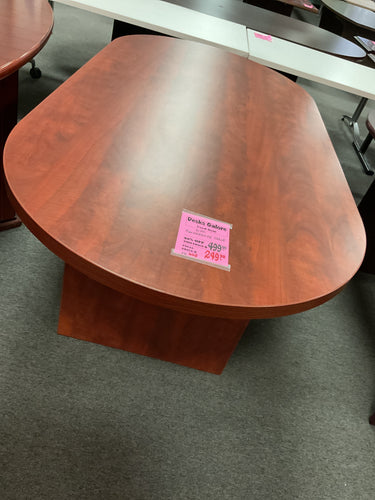 R663 6’ Racetrack Cherry Used Table $249.98 - 1 Only
