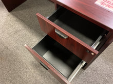 Load image into Gallery viewer, R441  30”x 60” Mahogany Lam Used Desk w/1 File $349.98 - 1 Only