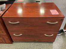 Load image into Gallery viewer, R5102 36” Cherry 2 Drawer Used Lateral File $224.98 - 1 Only
