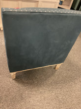 Load image into Gallery viewer, R2570 Blue Used Chair w/Silver Nail Head Trim $ 224.98