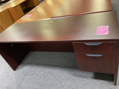 R2715 24”x 71 Mahogany Lam Used Credenza Desk w1 File $149.98 - 1 Only