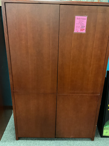 R187 42”x 66” Mahogany Used Storage Cabinet $149.98 - 1 Only