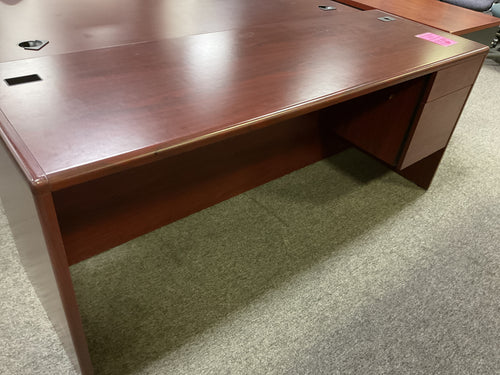 R173 24”x 72” Mahogany Lam Used Credenza Desk w/1 File $199.98 - 1 Only