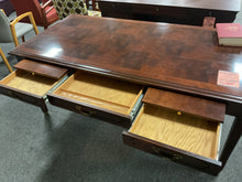 Load image into Gallery viewer, R1751 36”x 72” Paoli Mahogany Used Desk w/3 drawers $125.00 - 1 Only