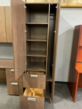 Load image into Gallery viewer, R1809 24”x 79” Brown Lam 2 Drawer Used File w/Storage $250.00 - 1 Only!