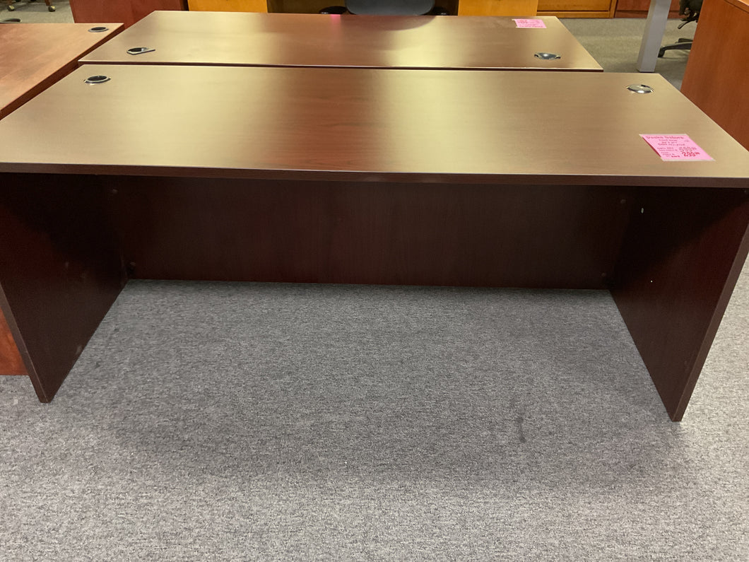 R2003 30”x 71” Mahogany Lam Used Credenza Desk Shell $299.98 - 1 Only