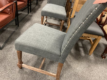 Load image into Gallery viewer, R601 Gray Upholstered Dining Used Chair $75.00