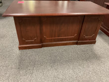 Load image into Gallery viewer, R7701 36”x 72” Mahogany Lam Used Desk w/2 Files $349.98 - 1 Only
