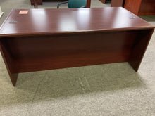 Load image into Gallery viewer, Used 72” HON Mahogany Lam Desk w/2 Files $149.98