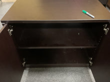 Load image into Gallery viewer, R502 2 Door Espresso Used Storage Cabinet $299.95 - 1 Only