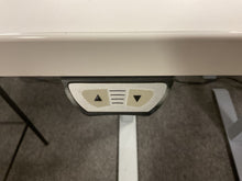 Load image into Gallery viewer, R1905 24”x 64” White Lam Power Adjustable Used Desk $399.98 - 1 Only!