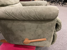 Load image into Gallery viewer, R3001 Green Microfiber Lazy Boy Used Recliner $149.98 - 1 Only